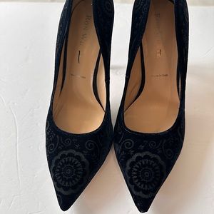 Ron White Velvet High Heels size 38 new